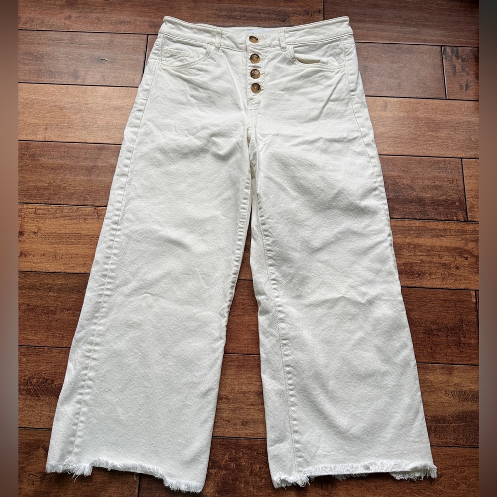 Loft White Jeans